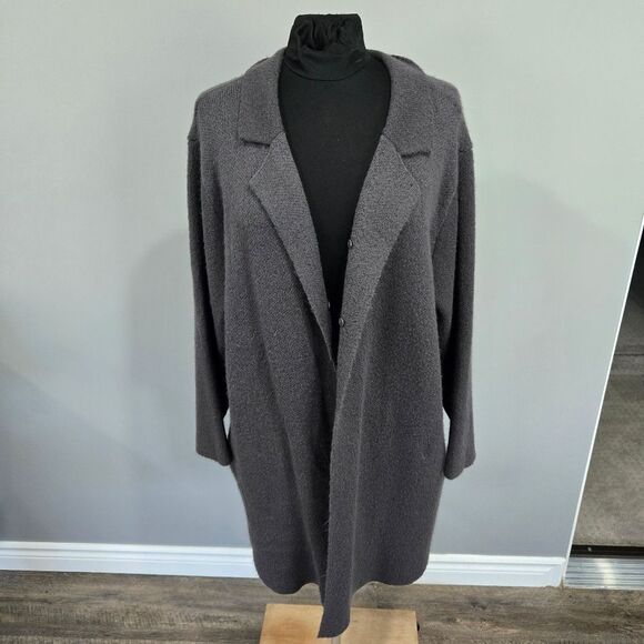 🐢 Indigo Rose Grey Cardigan Island Wrap. Size 2X - Picture 12 of 14